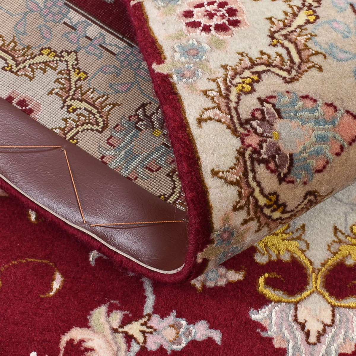 Tappeto corsia Tappeto Persero - Tabriz - Reale - 198 x 80 cm - rosso