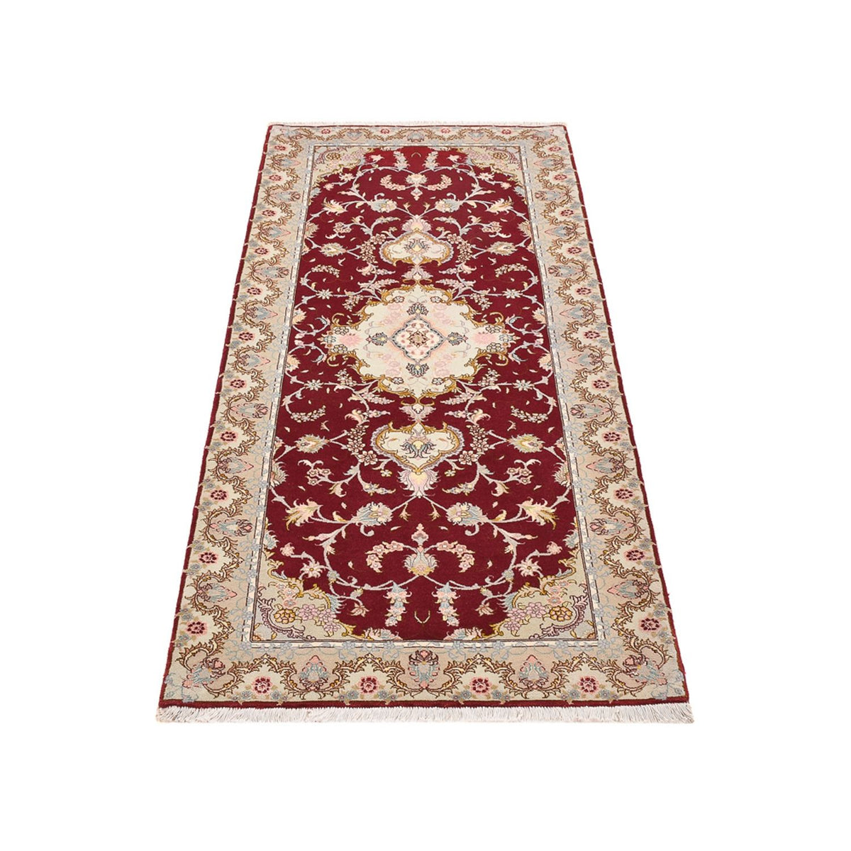 Tappeto corsia Tappeto Persero - Tabriz - Reale - 198 x 80 cm - rosso