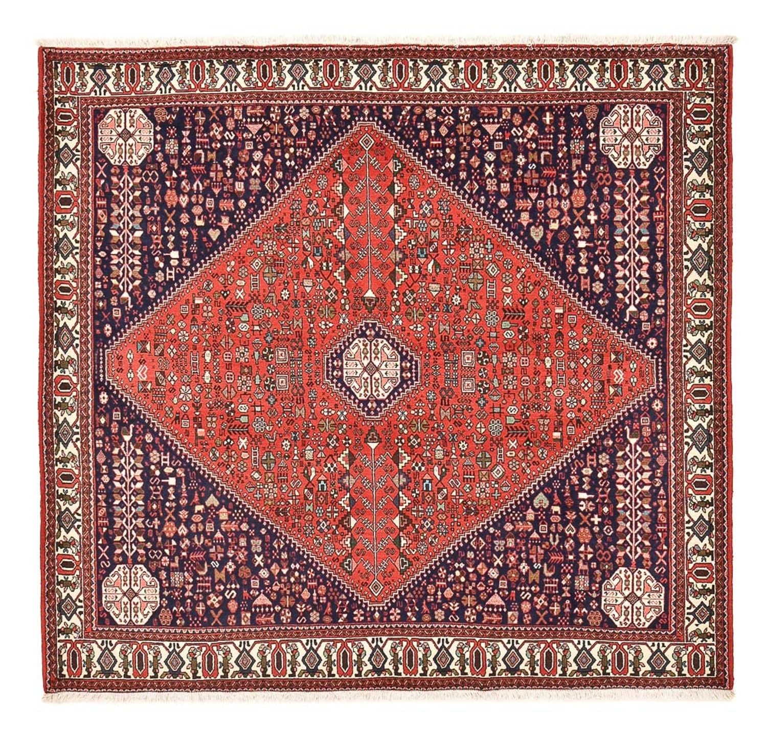Tappeto Persero - Nomade quadrato  - 208 x 199 cm - rosso