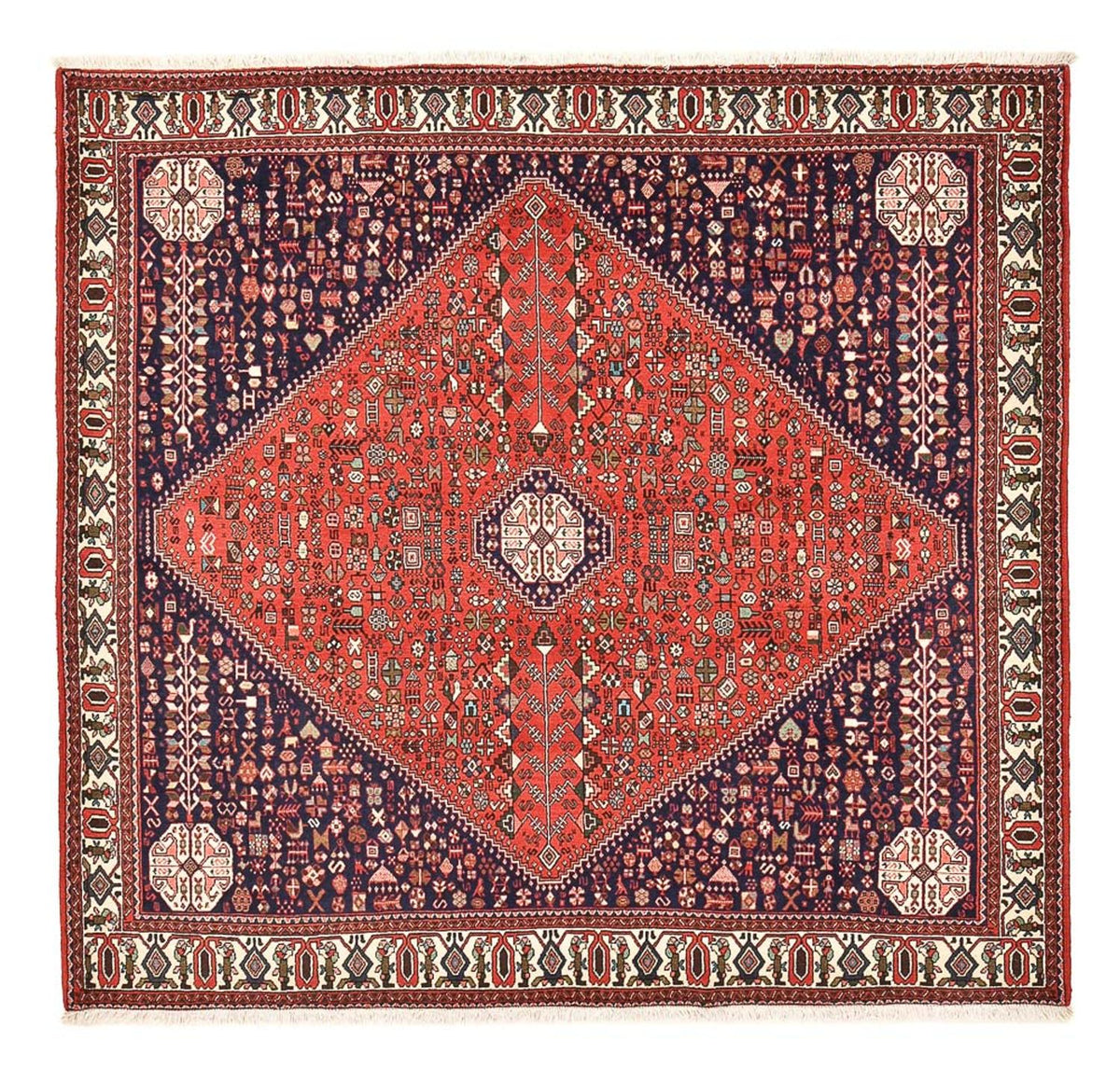 Tappeto Persero - Nomade quadrato  - 208 x 199 cm - rosso
