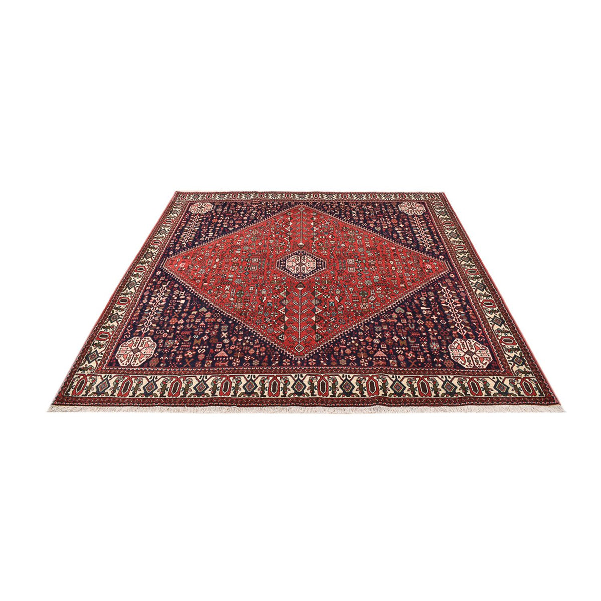 Tappeto Persero - Nomade quadrato  - 208 x 199 cm - rosso