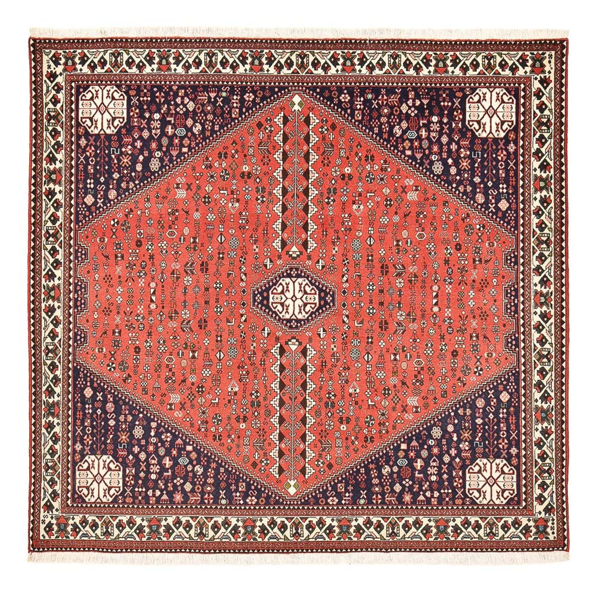 Tappeto Persero - Nomade quadrato  - 199 x 198 cm - rosso