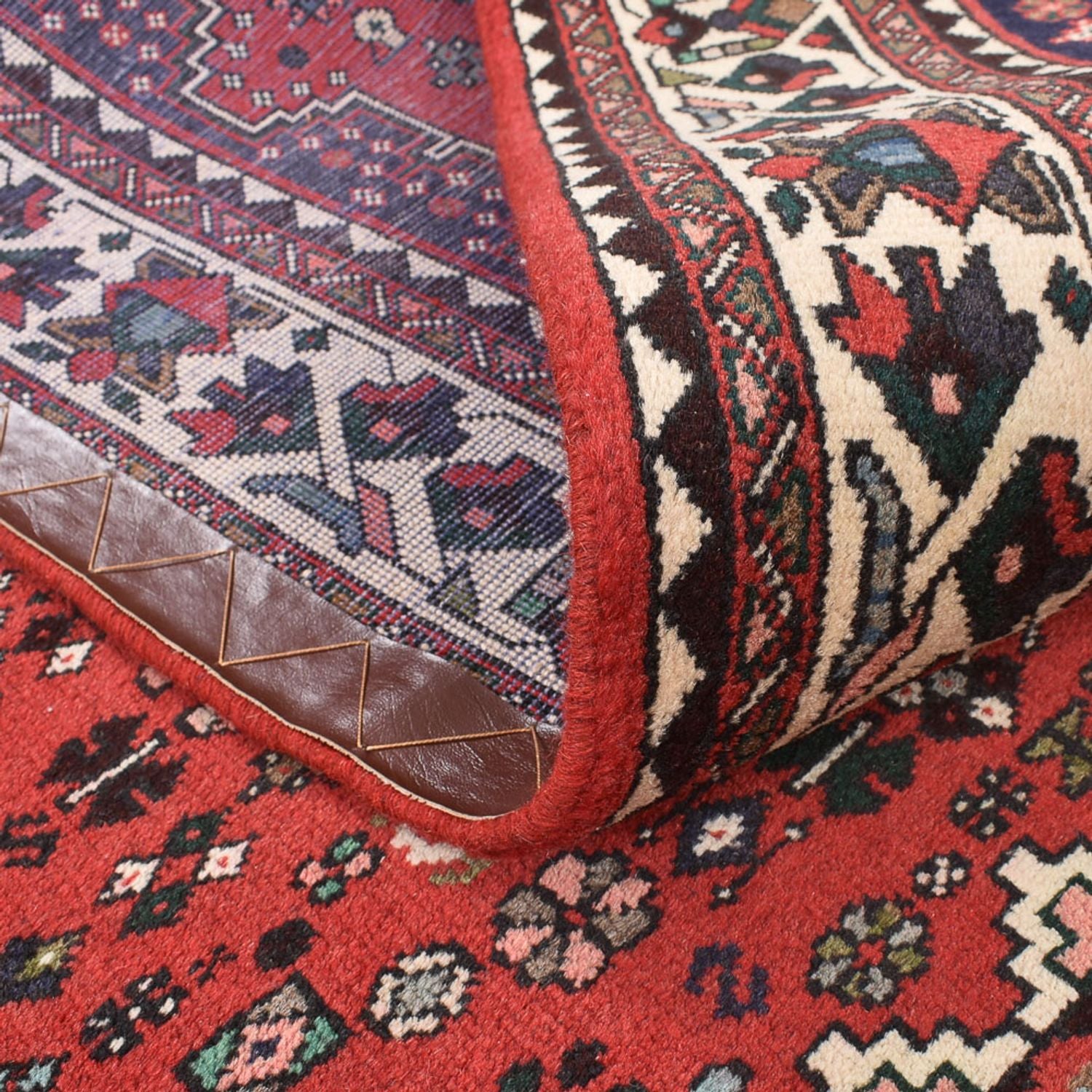 Tappeto Persero - Nomade quadrato  - 199 x 198 cm - rosso