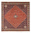 Tappeto Persero - Nomade quadrato  - 197 x 193 cm - rosso