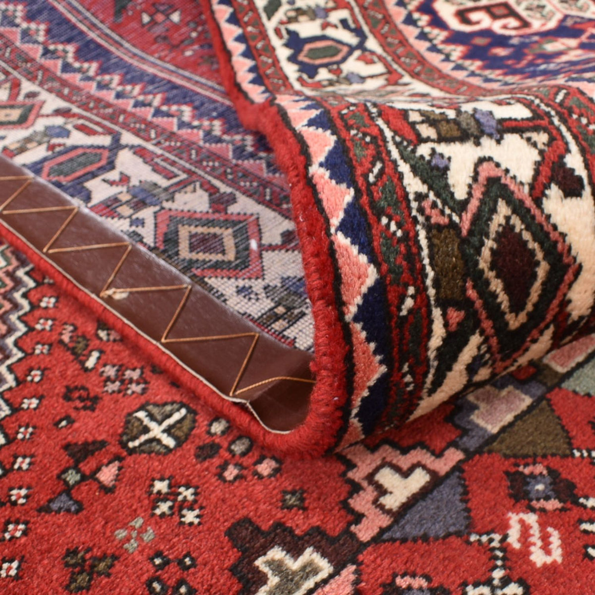 Tappeto Persero - Nomade quadrato  - 202 x 201 cm - rosso