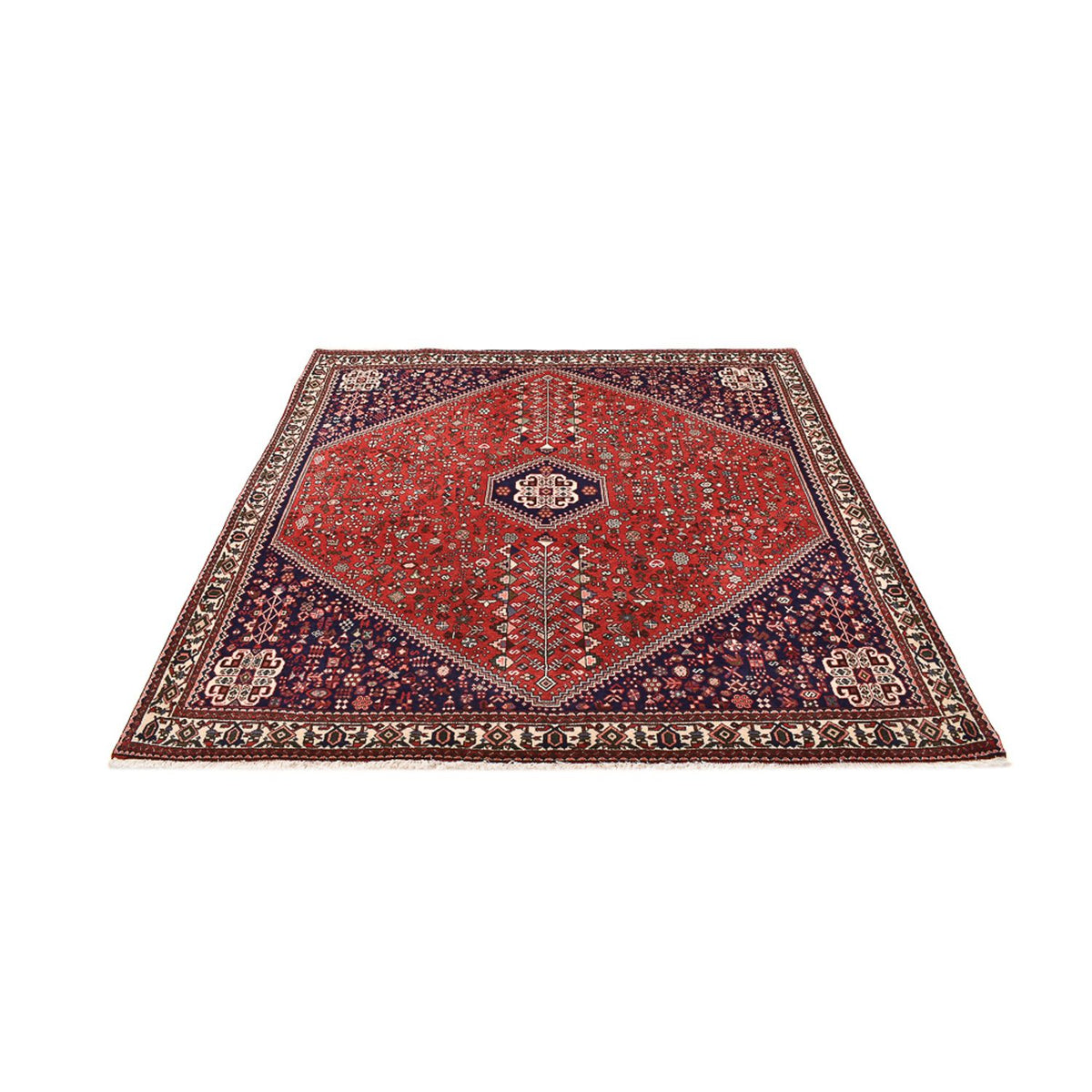 Tappeto Persero - Nomade quadrato  - 202 x 201 cm - rosso