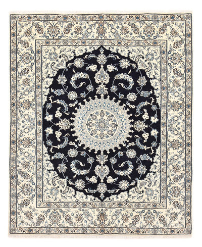 Tappeto Nain - 12La 250x300cm - Tappeto persiano - blu scuro
