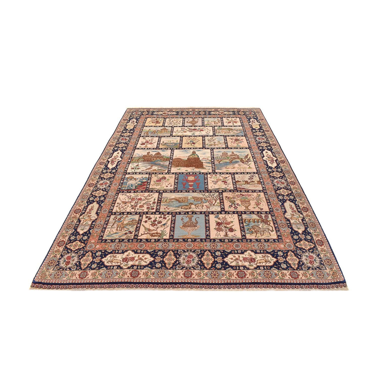 Tappeto Persero - Tabriz - Premio - 300 x 198 cm - multicolore