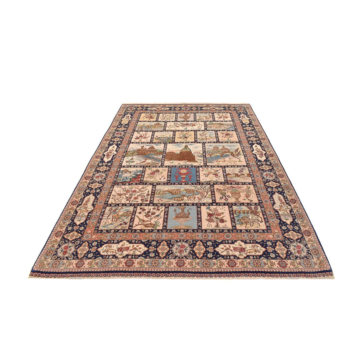 Tappeto Persero - Tabriz - Premio - 300 x 198 cm - multicolore