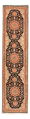 Tappeto corsia Tappeto Persero - Tabriz - Reale - 288 x 69 cm - blu scuro