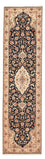 Tappeto corsia Tappeto Persero - Tabriz - Reale - 310 x 83 cm - blu scuro