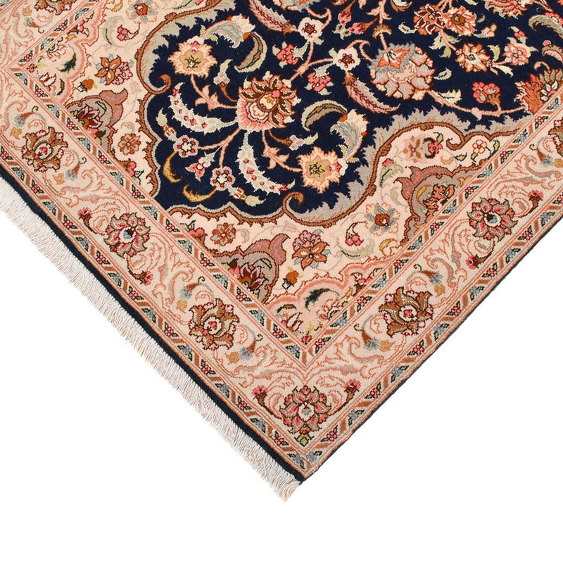 Tappeto corsia Tappeto Persero - Tabriz - Reale - 310 x 83 cm - blu scuro