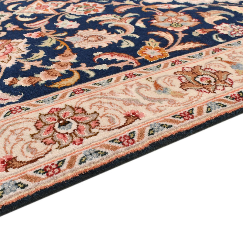 Tappeto corsia Tappeto Persero - Tabriz - Reale - 310 x 83 cm - blu scuro