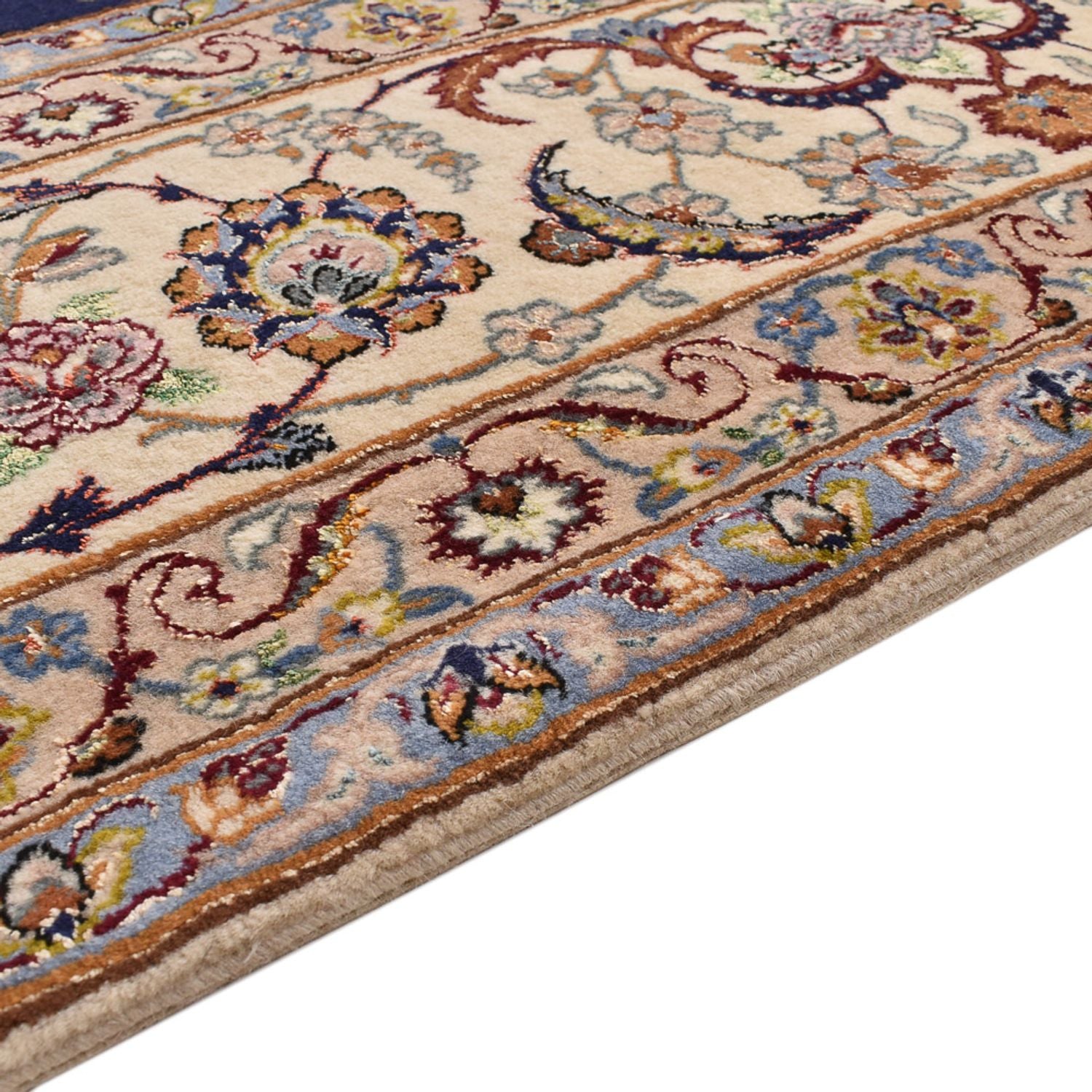 Tappeto Persero - Isfahan - Premio - 304 x 203 cm - blu scuro