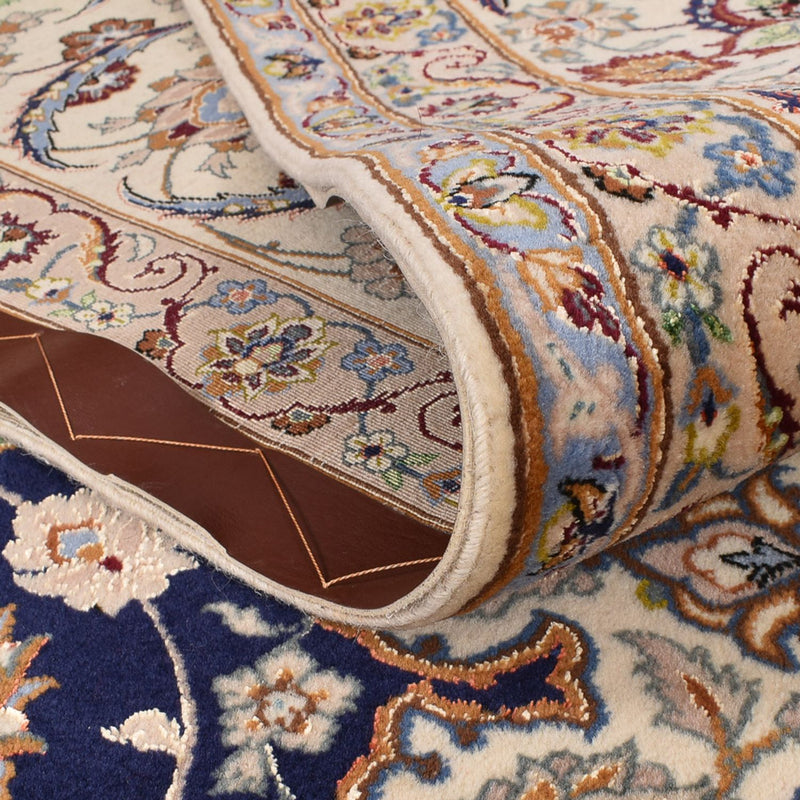 Tappeto Persero - Isfahan - Premio - 304 x 203 cm - blu scuro