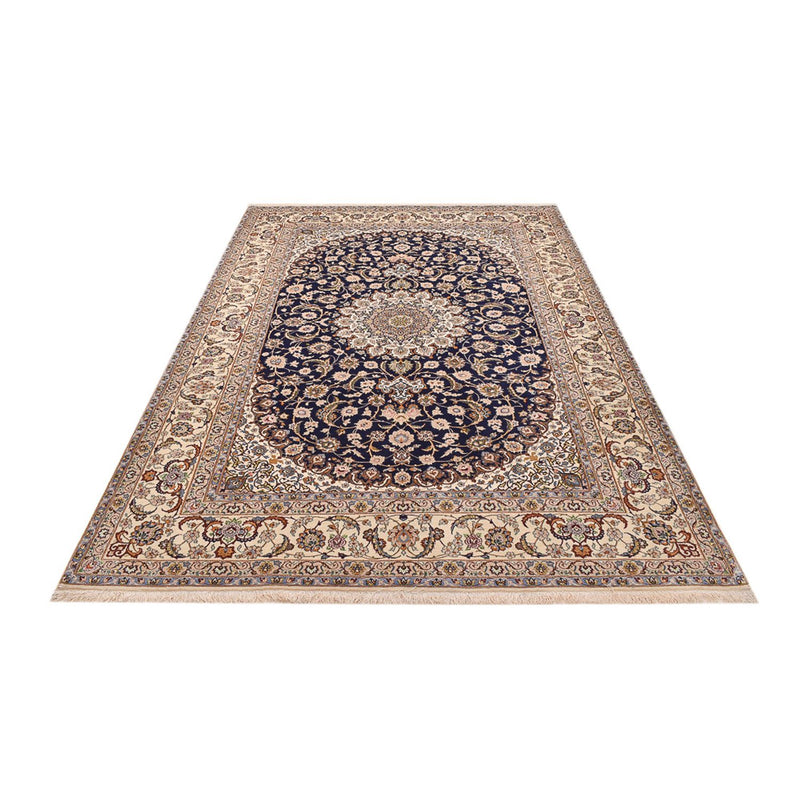 Tappeto Persero - Isfahan - Premio - 304 x 203 cm - blu scuro