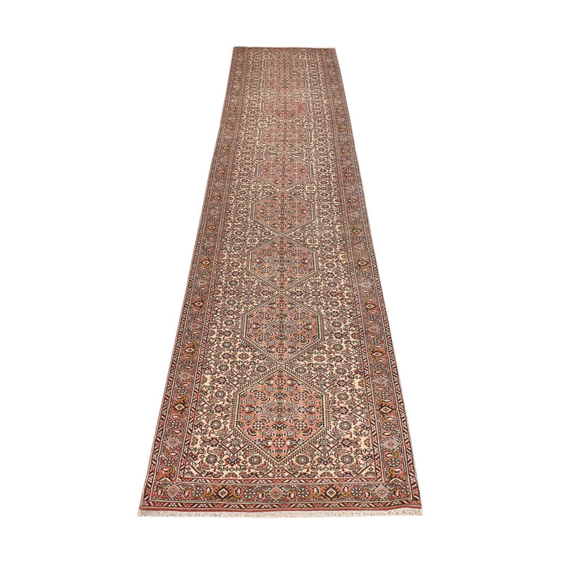 Tappeto corsia Tappeto Persero - Bidjar - 400 x 72 cm - beige scuro