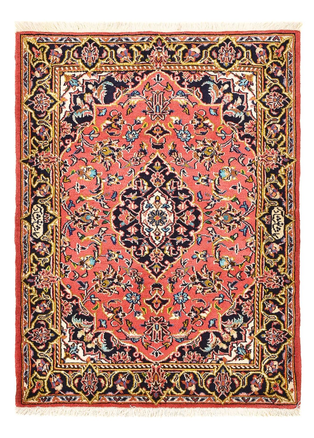 Tappeto Persero - Keshan - 100 x 70 cm - rosso chiaro