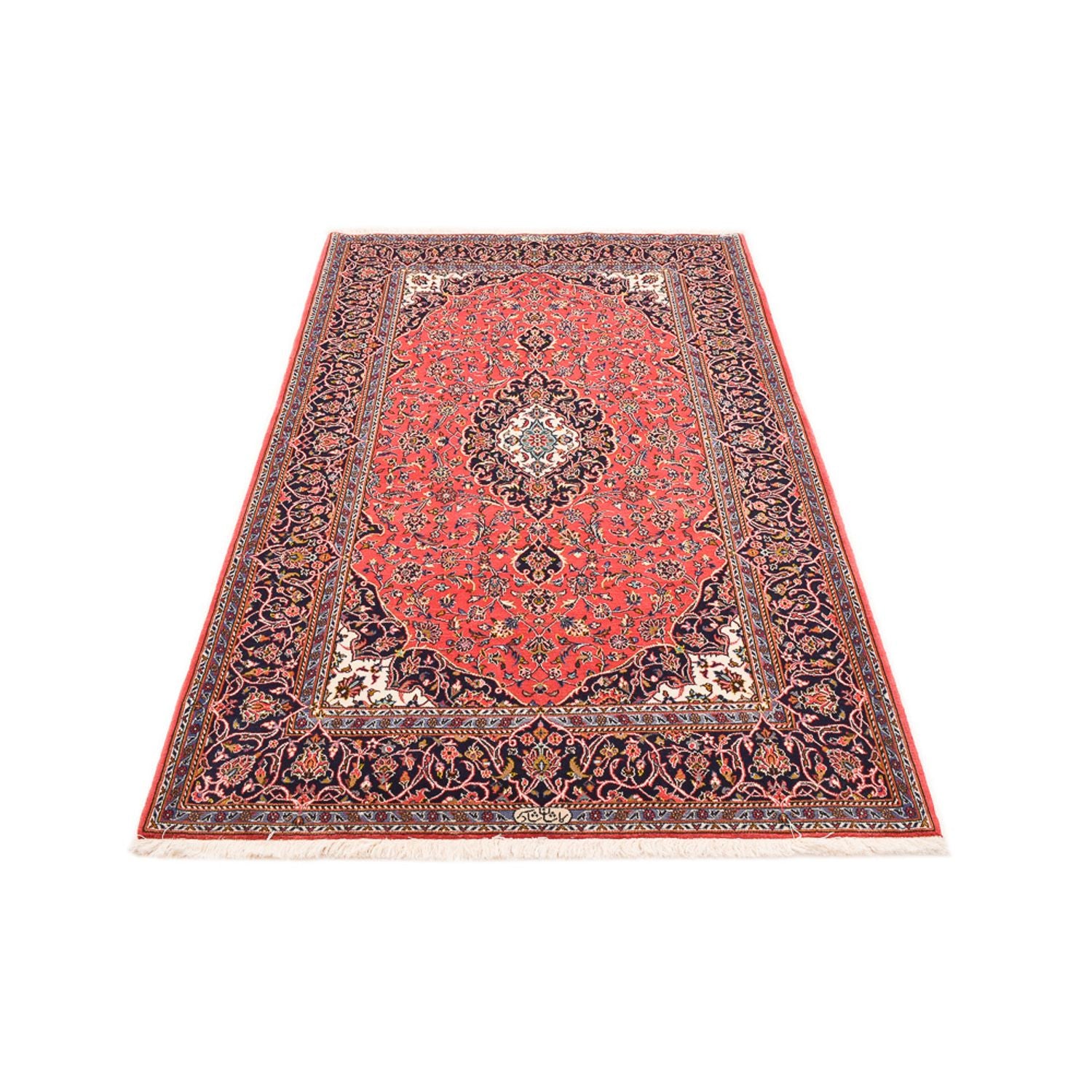 Tappeto Persero - Keshan - 222 x 142 cm - rosso chiaro