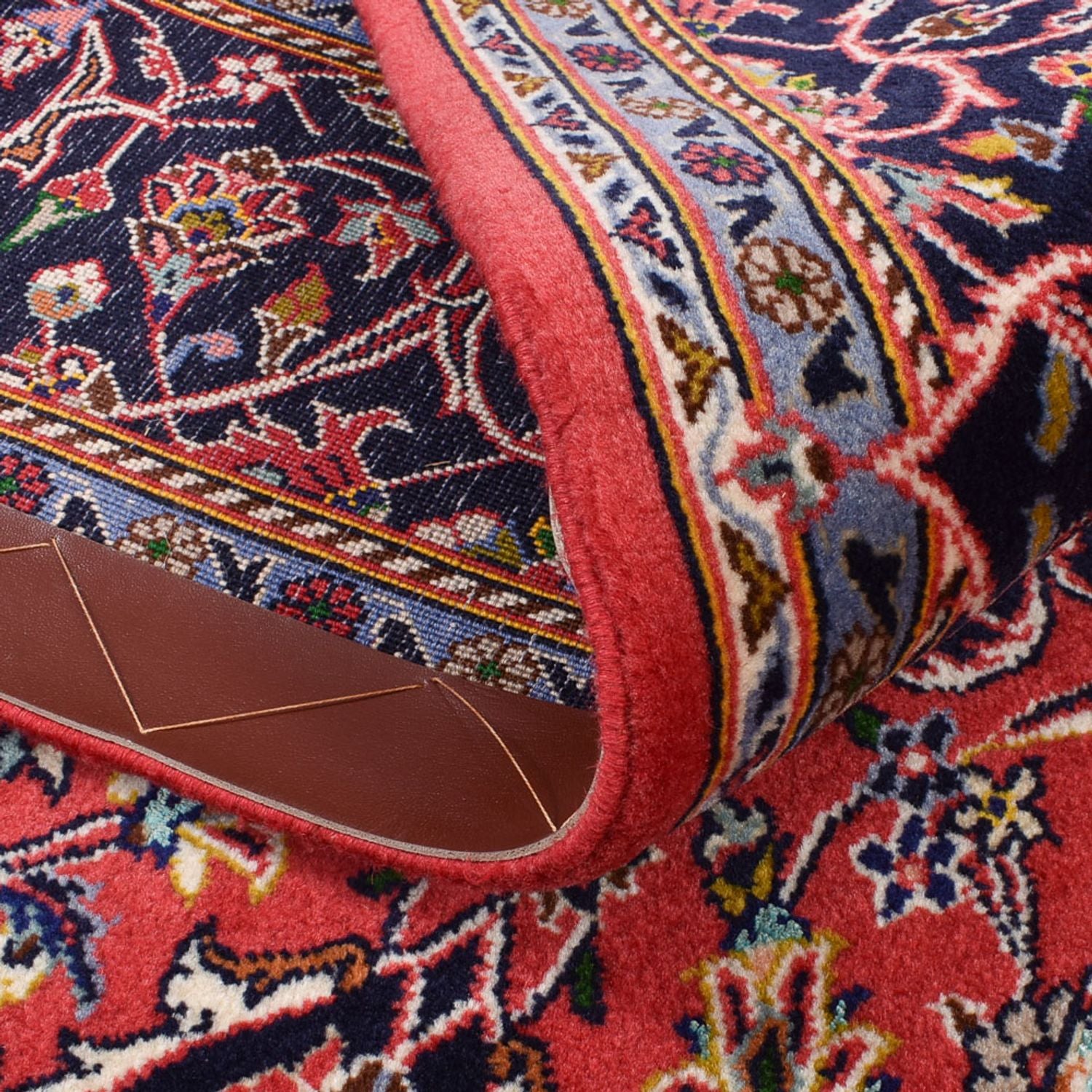 Tappeto Persero - Keshan - 217 x 138 cm - rosso chiaro
