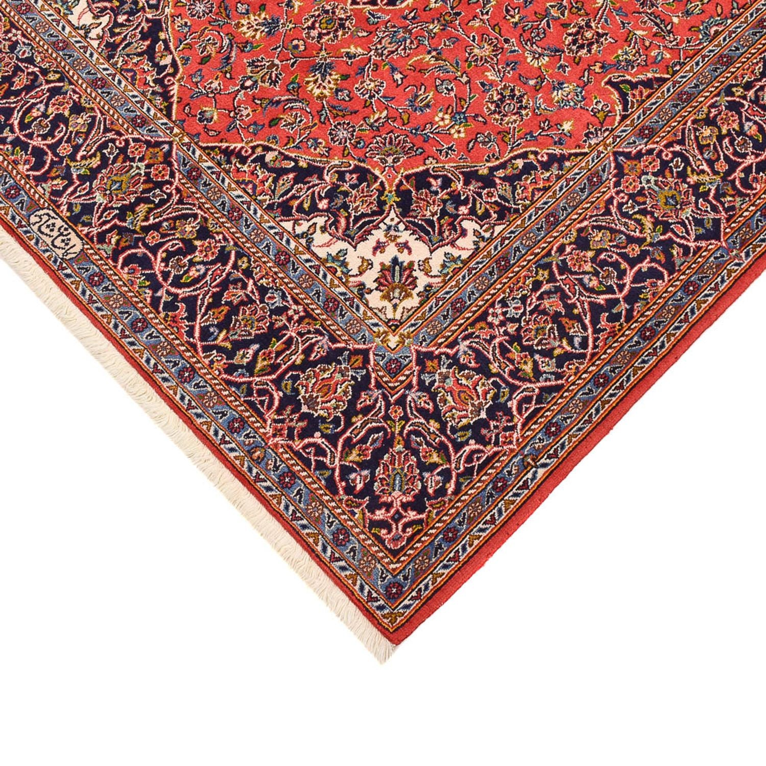 Tappeto Persero - Keshan - 225 x 142 cm - rosso