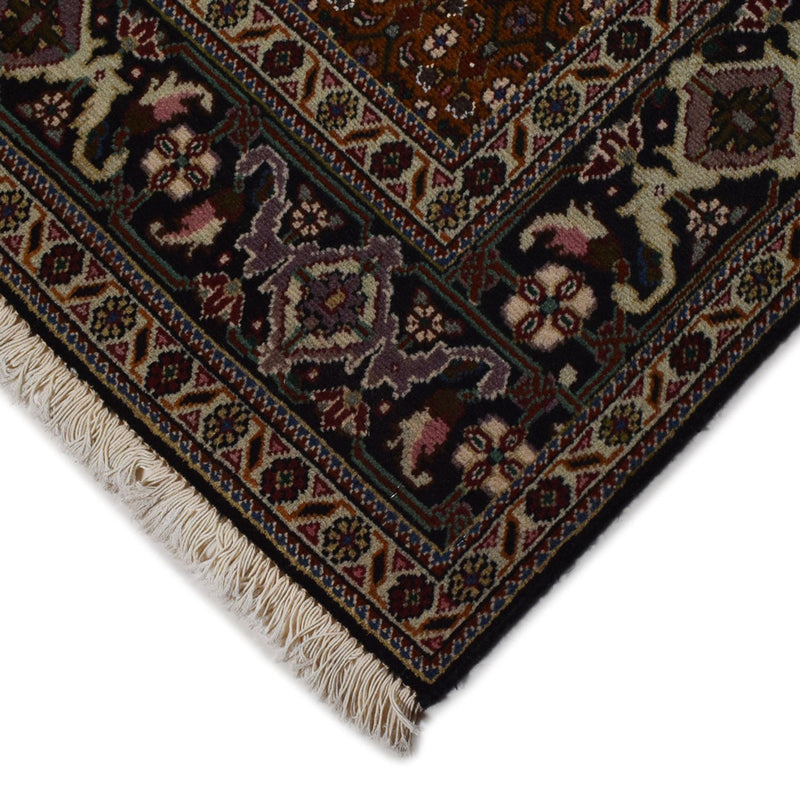 Tappeto Persero - Tabriz - Reale - 198 x 148 cm - marrone scuro