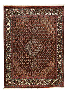 Tappeto Persero - Tabriz - Reale - 200 x 147 cm - rosso scuro