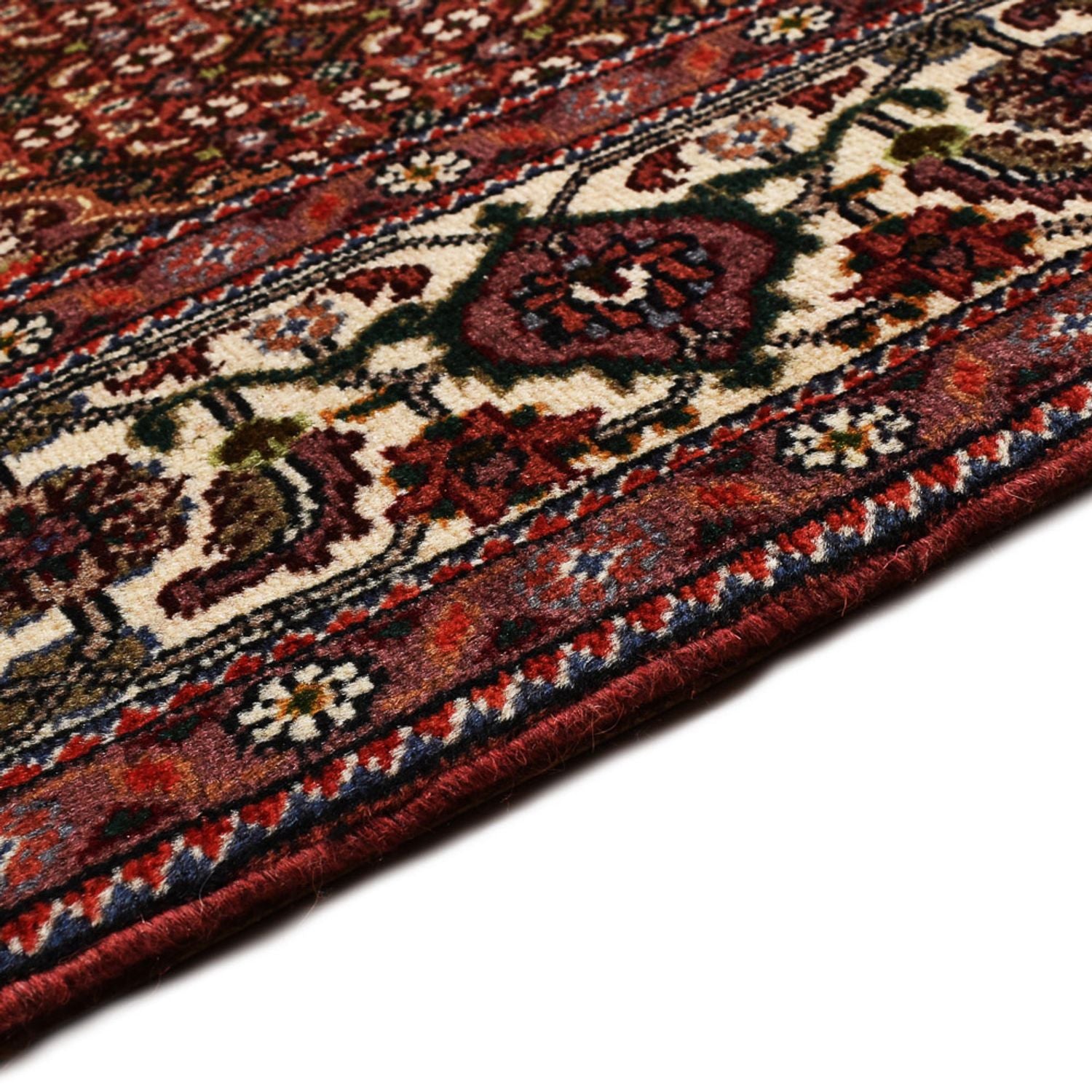 Tappeto Persero - Tabriz - Reale - 200 x 147 cm - rosso scuro