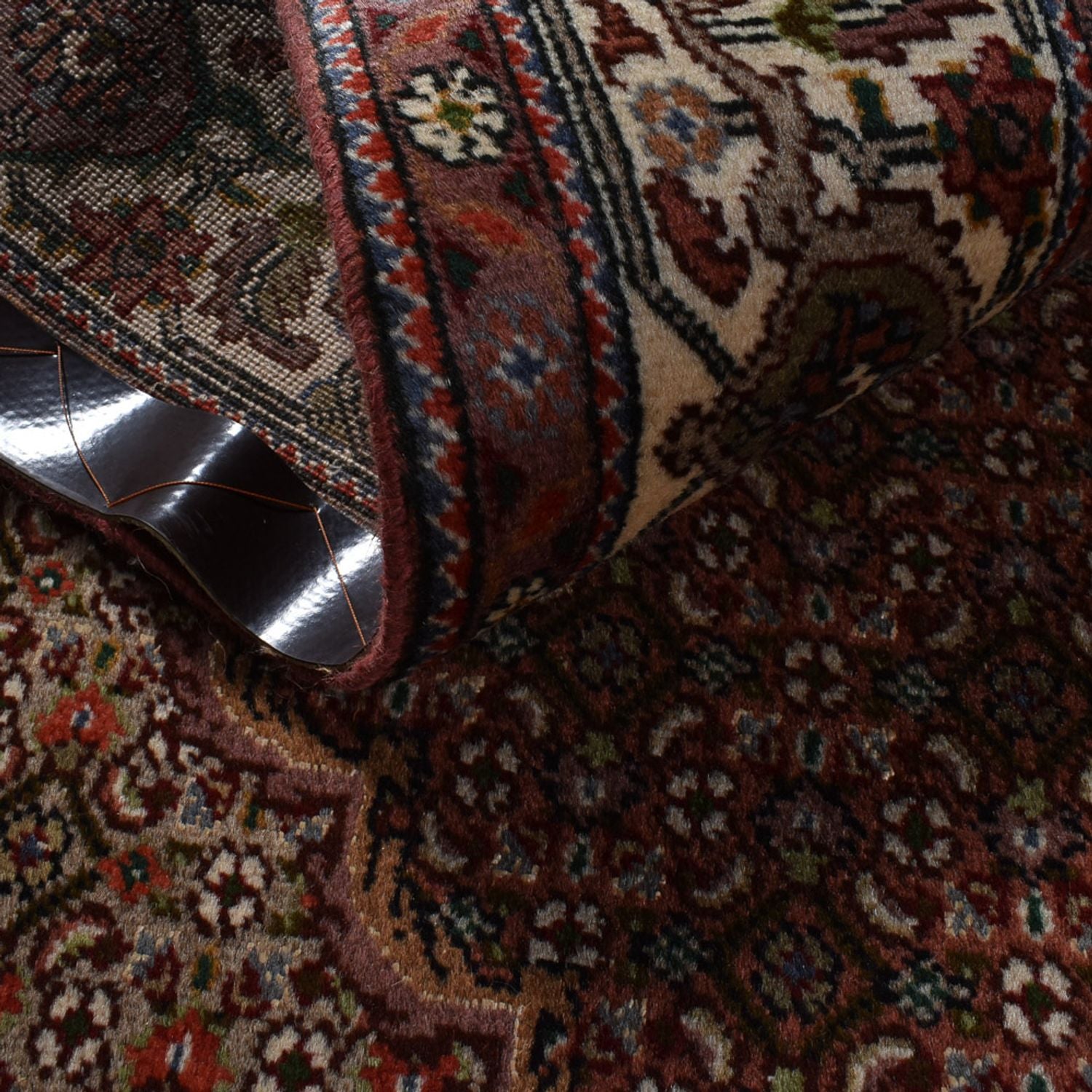 Tappeto Persero - Tabriz - Reale - 200 x 147 cm - rosso scuro