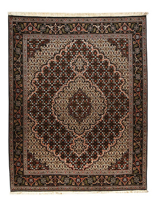 Tappeto Persero - Tabriz - Reale - 200 x 151 cm - marrone scuro