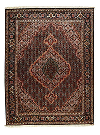 Tappeto Persero - Tabriz - Reale - 198 x 150 cm - marrone scuro