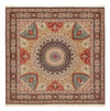 Tabriz - 50 Raj Tappeto 251x253cm - Tappeto persiano - Quadrato / Beige scuro / 251 x 253 cm Quadrato