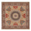 Tappeto Persero - Tabriz - Reale quadrato  - 253 x 251 cm - beige scuro