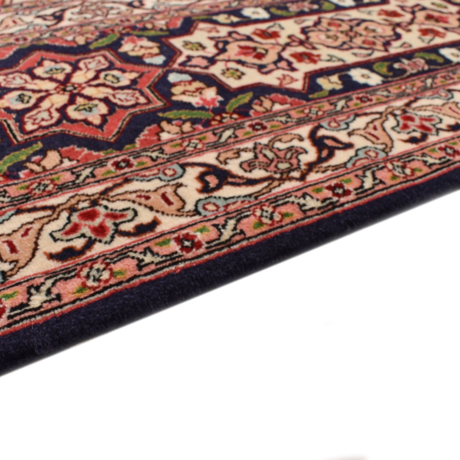 Tappeto Persero - Tabriz - Reale quadrato  - 253 x 251 cm - beige scuro