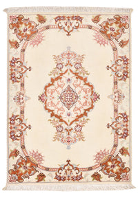 Tappeto Persero - Tabriz - Reale - 90 x 60 cm - crema