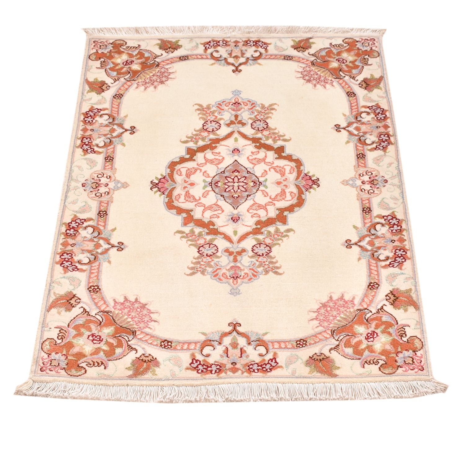 Tappeto Persero - Tabriz - Reale - 90 x 60 cm - crema