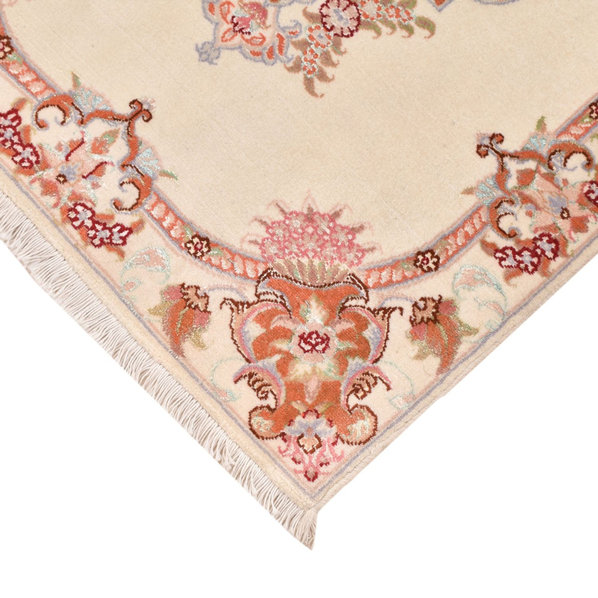 Tappeto Persero - Tabriz - Reale - 90 x 60 cm - crema
