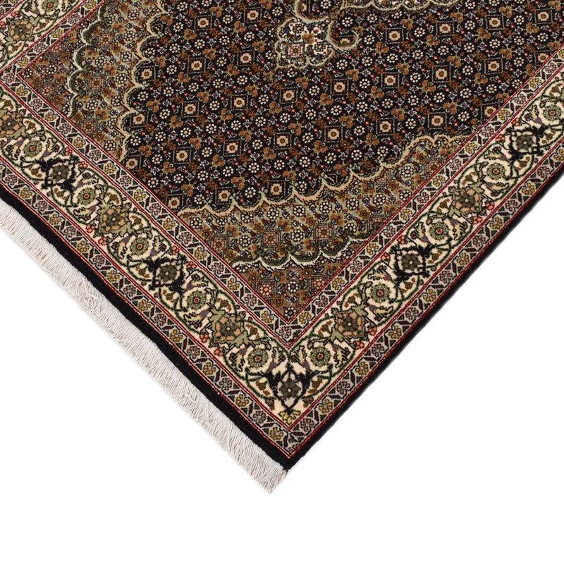 Tappeto corsia Tappeto Persero - Tabriz - Reale - 393 x 82 cm - beige scuro