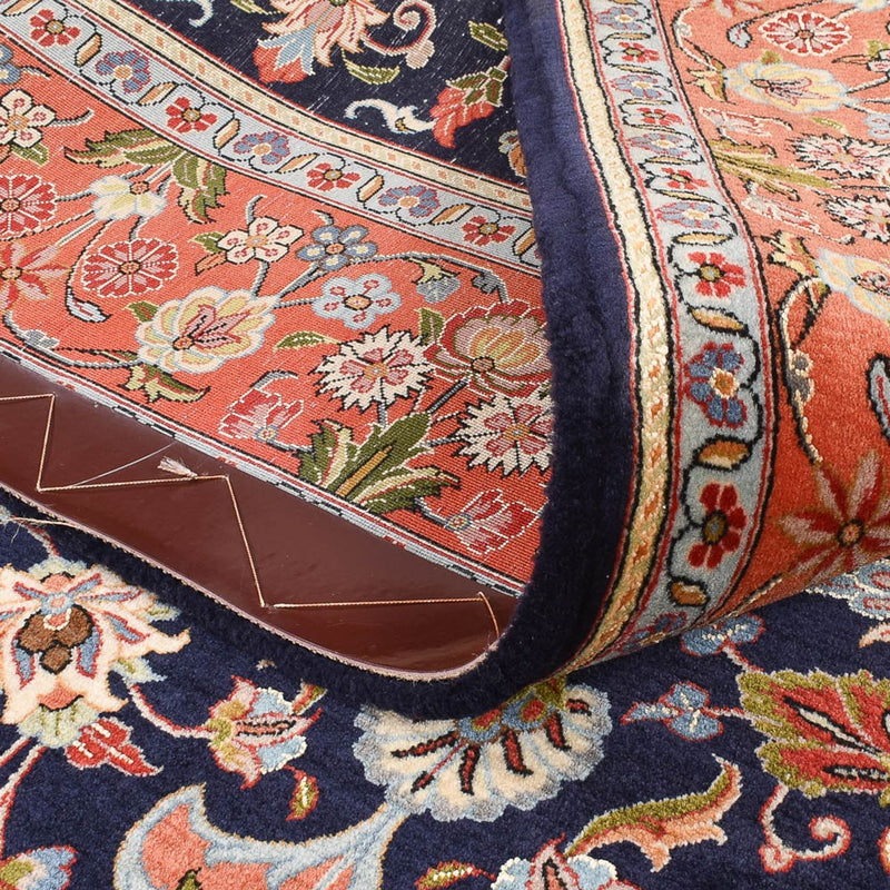 Tappeto Persero - Ghom - Reale - 202 x 141 cm - blu scuro