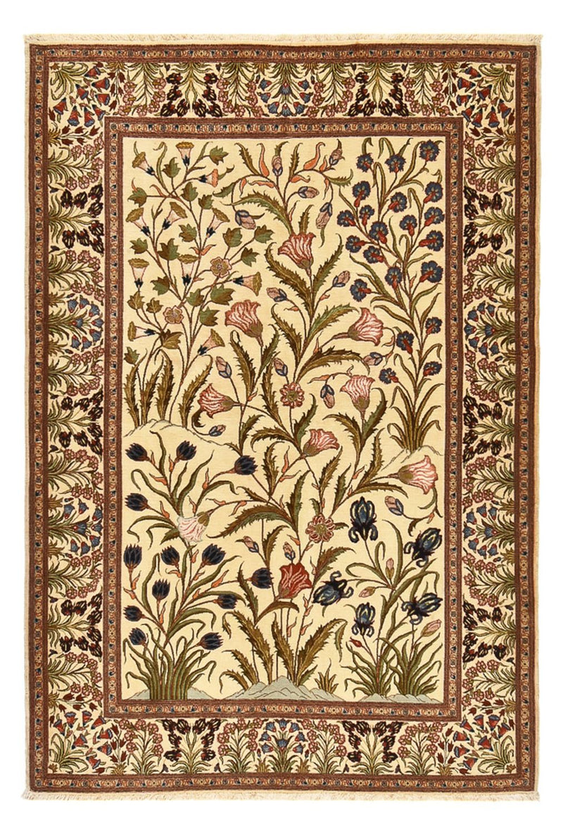 Tappeto Persero - Ghom - Reale - 202 x 136 cm - beige chiaro