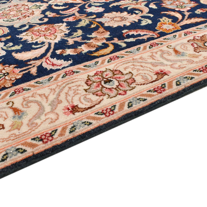 Tappeto corsia Tappeto Persero - Tabriz - Reale - 310 x 82 cm - blu scuro