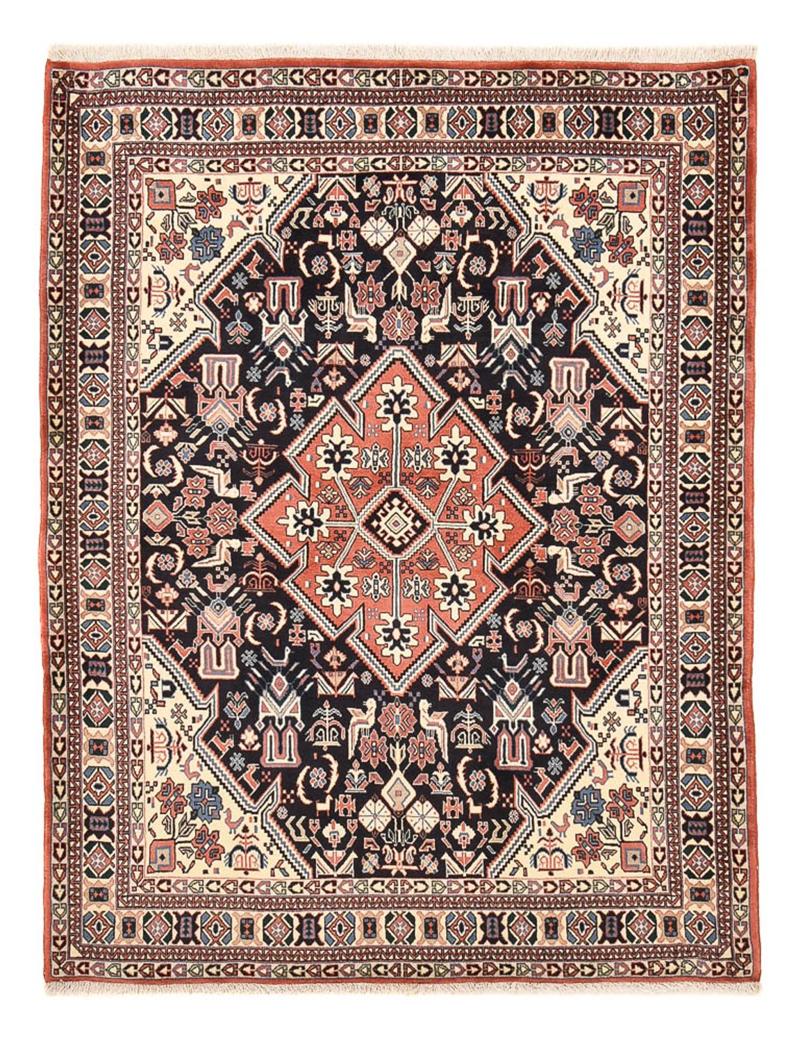 Tappeto Gabbeh - Kashkuli Persero - 192 x 150 cm - blu scuro