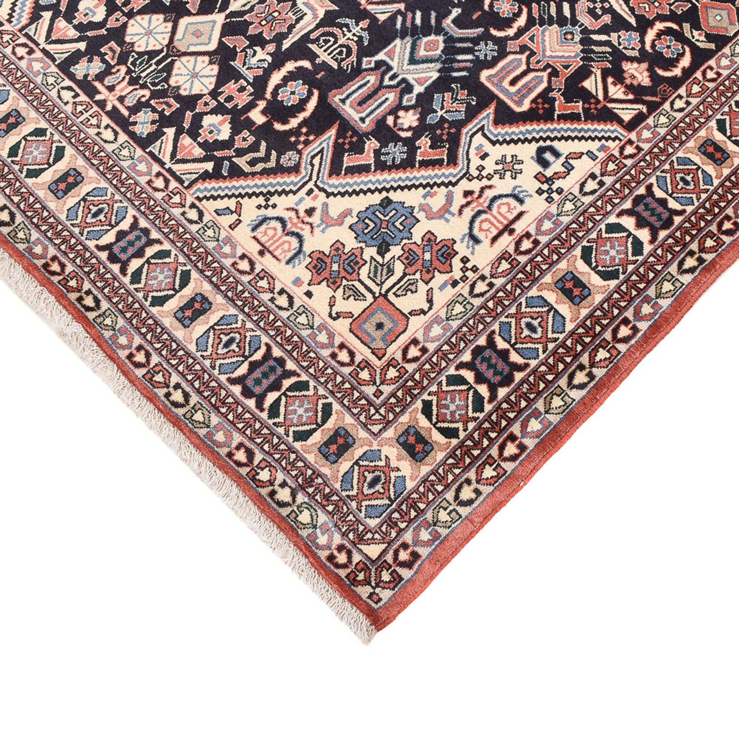 Tappeto Gabbeh - Kashkuli Persero - 192 x 150 cm - blu scuro