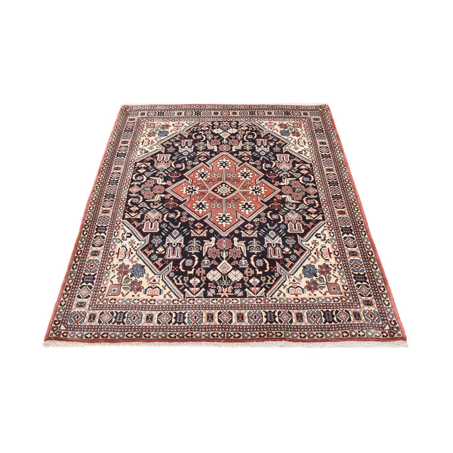 Tappeto Gabbeh - Kashkuli Persero - 192 x 150 cm - blu scuro