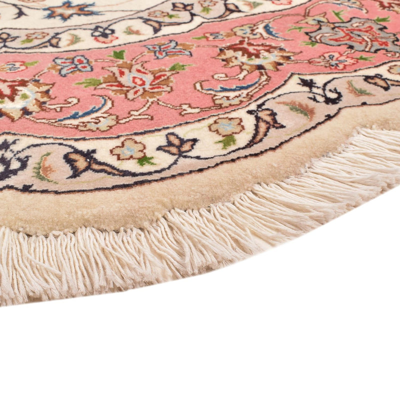 Tappeto Persero - Tabriz - Reale rotondo  - 200 x 200 cm - crema