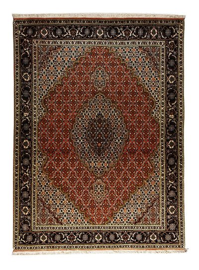 Tabriz - 40 Raj Tappeto 150x206cm - Tappeto persiano - rosso