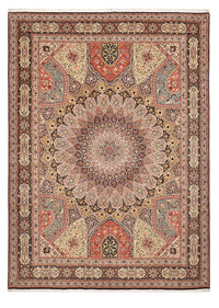 Tappeto Persero - Tabriz - Reale - 396 x 298 cm - beige scuro