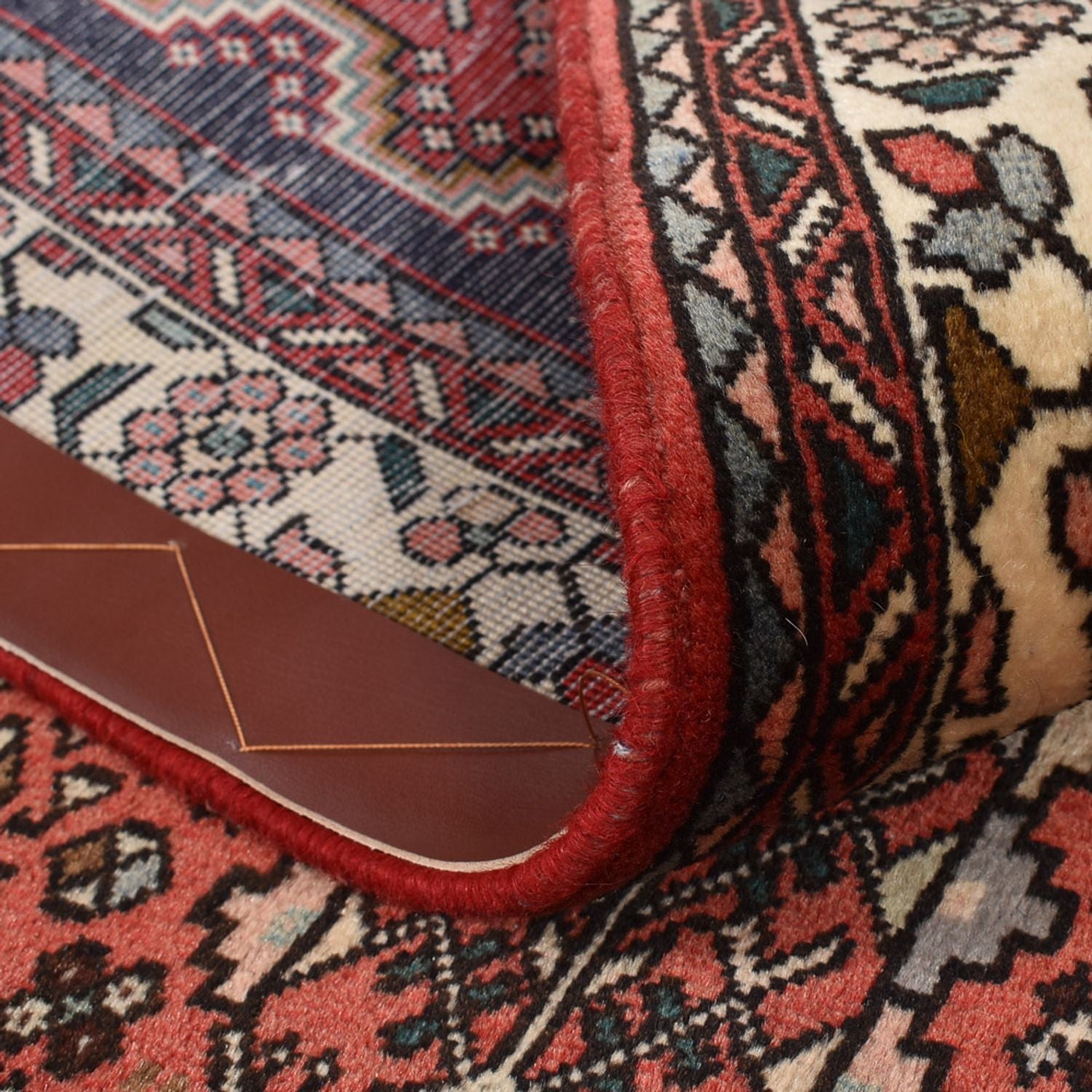 Tappeto corsia Tappeto Persero - Nomade - 295 x 99 cm - rosso chiaro