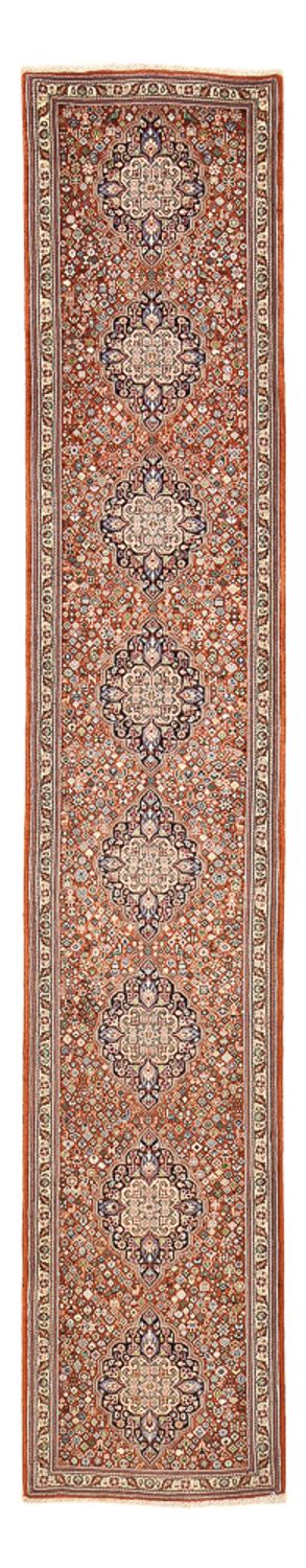 Tappeto corsia Tappeto Gabbeh - Kashkuli Persero - 405 x 80 cm - beige scuro