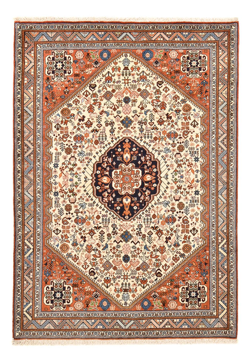 Tappeto Gabbeh - Kashkuli Persero - 209 x 150 cm - beige